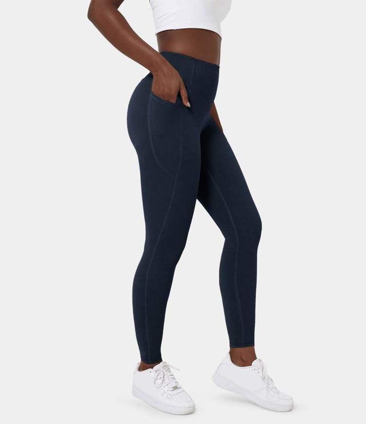 Berlin UltraSculpt™ - Legging mit hoher Taille - Bauchkontrolle und Seitentaschen für das Training