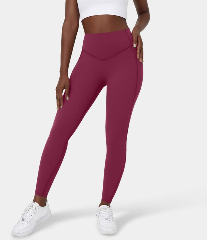 Berlin UltraSculpt™ - Legging mit hoher Taille - Bauchkontrolle und Seitentaschen für das Training