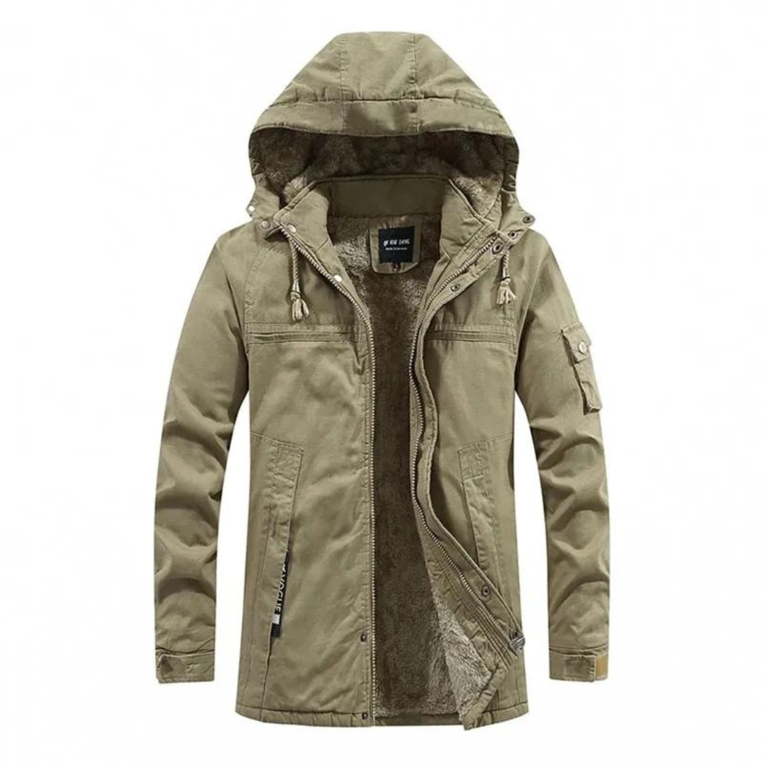 CHARLES | Wintermantel aus Fleece