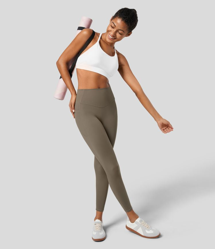 Berlin UltraSculpt™ - Legging mit hoher Taille - Bauchkontrolle und Seitentaschen für das Training