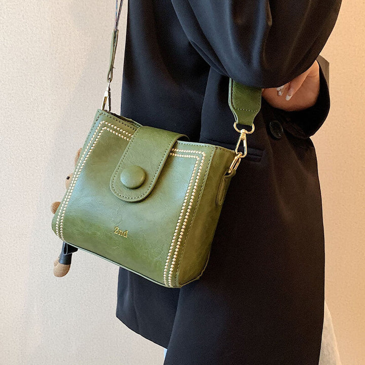 Vintage Mode Tasche mit verstellbarem, breiterem Schulterriemen