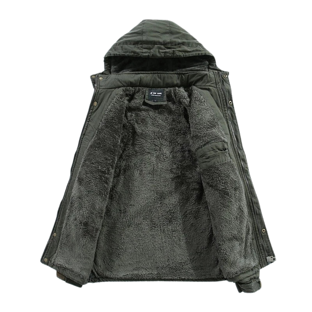 CHARLES | Wintermantel aus Fleece