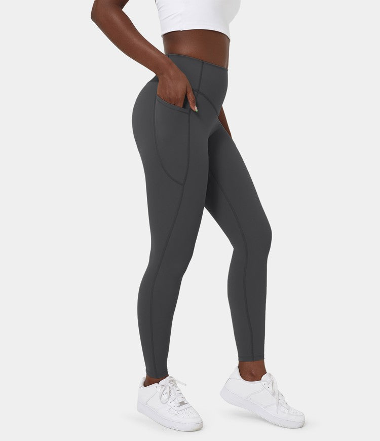 Berlin UltraSculpt™ - Legging mit hoher Taille - Bauchkontrolle und Seitentaschen für das Training