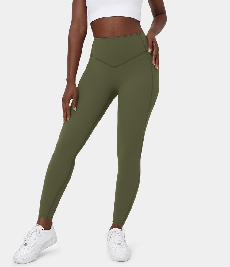 Berlin UltraSculpt™ - Legging mit hoher Taille - Bauchkontrolle und Seitentaschen für das Training