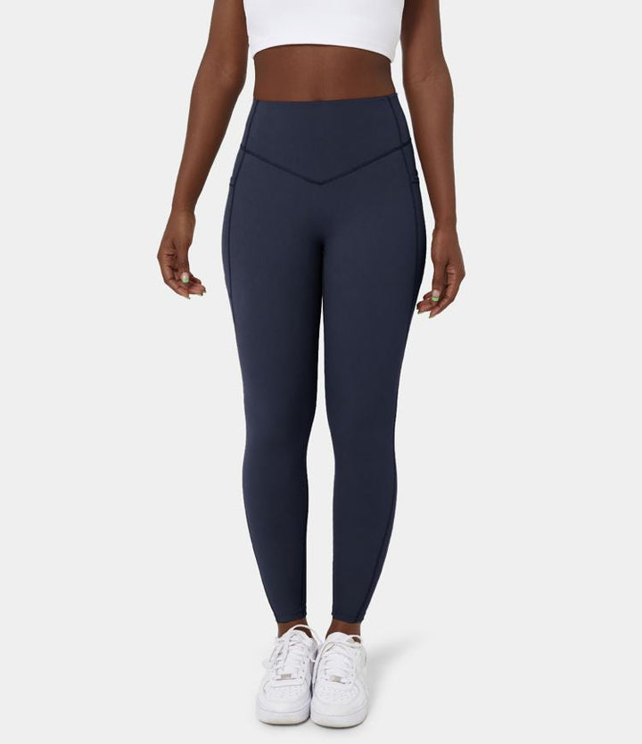 Berlin UltraSculpt™ - Legging mit hoher Taille - Bauchkontrolle und Seitentaschen für das Training