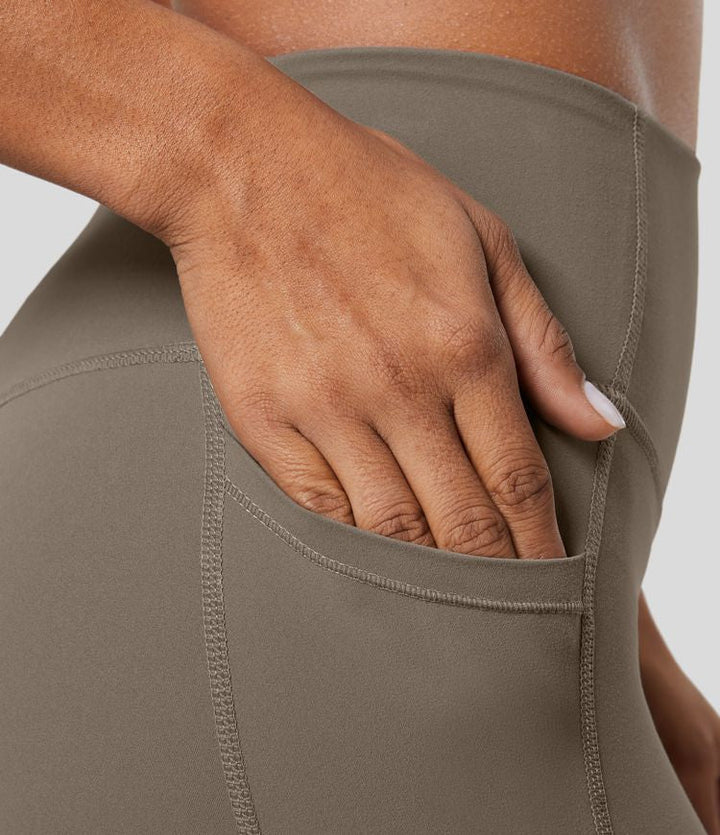 Berlin UltraSculpt™ - Legging mit hoher Taille - Bauchkontrolle und Seitentaschen für das Training