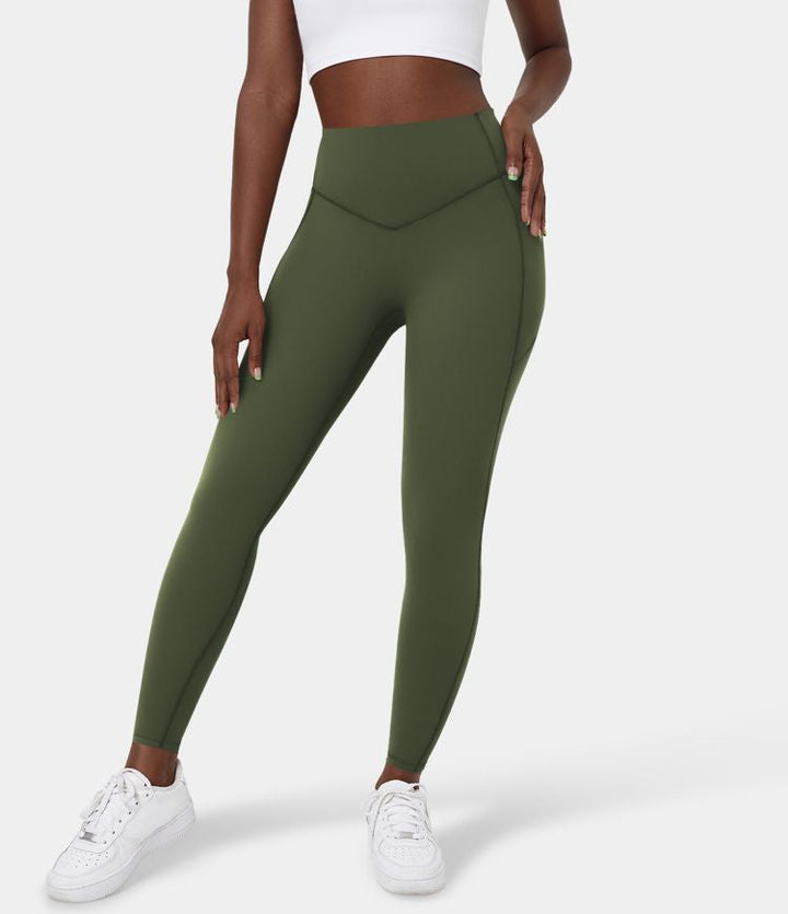 Berlin UltraSculpt™ - Legging mit hoher Taille - Bauchkontrolle und Seitentaschen für das Training
