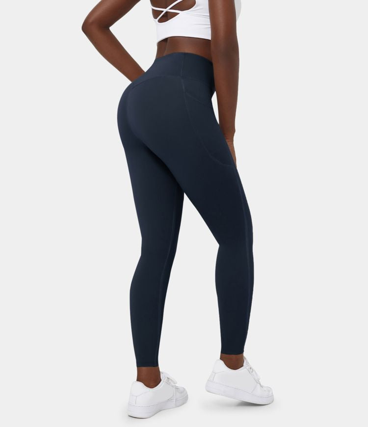 Berlin UltraSculpt™ - Legging mit hoher Taille - Bauchkontrolle und Seitentaschen für das Training