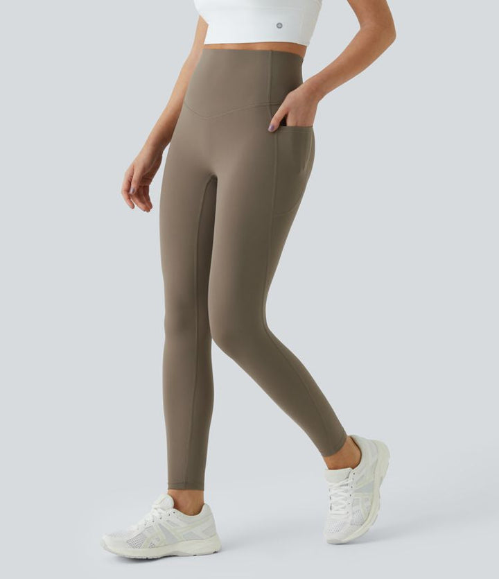 Berlin UltraSculpt™ - Legging mit hoher Taille - Bauchkontrolle und Seitentaschen für das Training