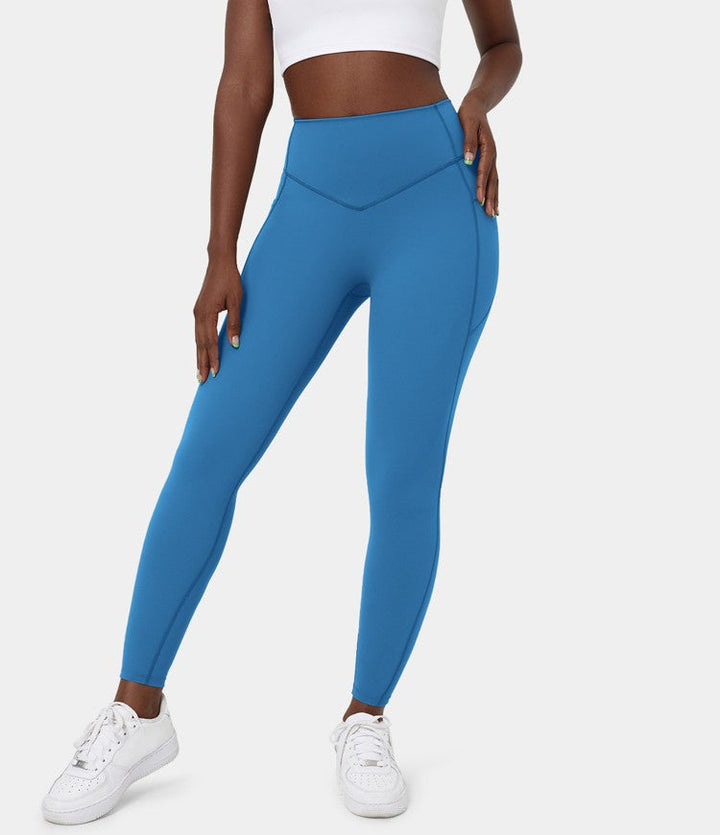 Berlin UltraSculpt™ - Legging mit hoher Taille - Bauchkontrolle und Seitentaschen für das Training