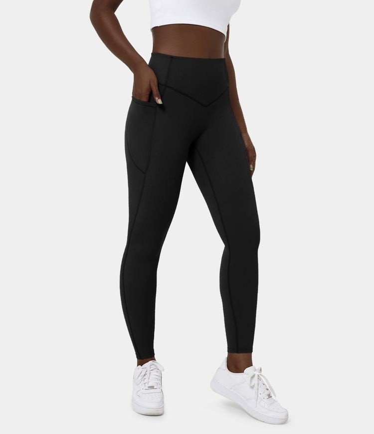 Berlin UltraSculpt™ - Legging mit hoher Taille - Bauchkontrolle und Seitentaschen für das Training