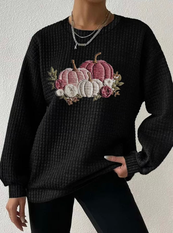 Munich Comfort™: Zacht en Warm Pompoen Sweatshirt