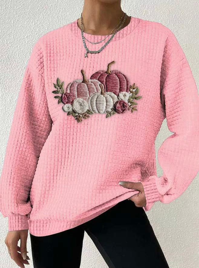 Munich Comfort™: Zacht en Warm Pompoen Sweatshirt