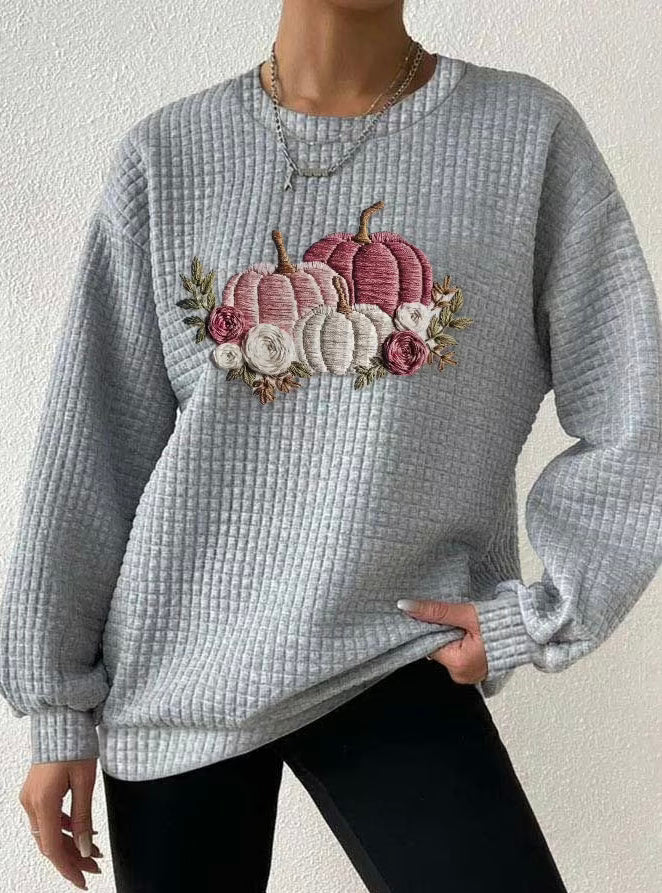Munich Comfort™: Zacht en Warm Pompoen Sweatshirt