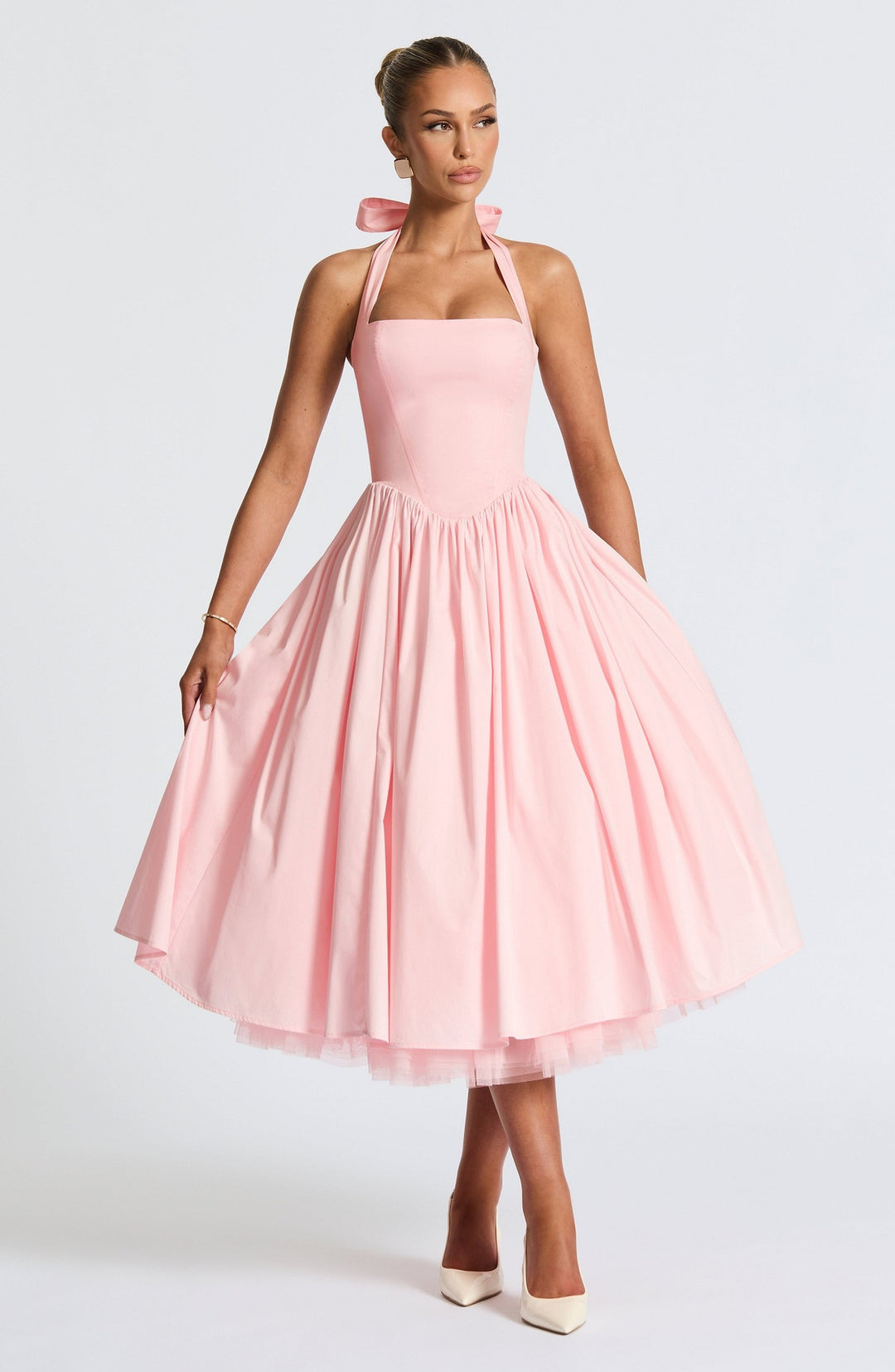 Elegante Neckholderkleid