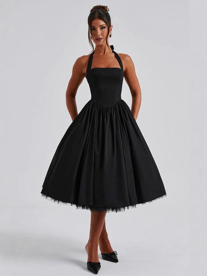 Elegante Neckholderkleid