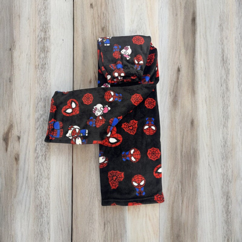 Baumwoll-Velours H.Kitty x Spider-Man Lässige Pyjamahose