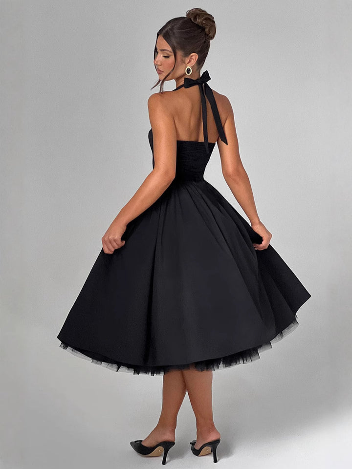 Elegante Neckholderkleid