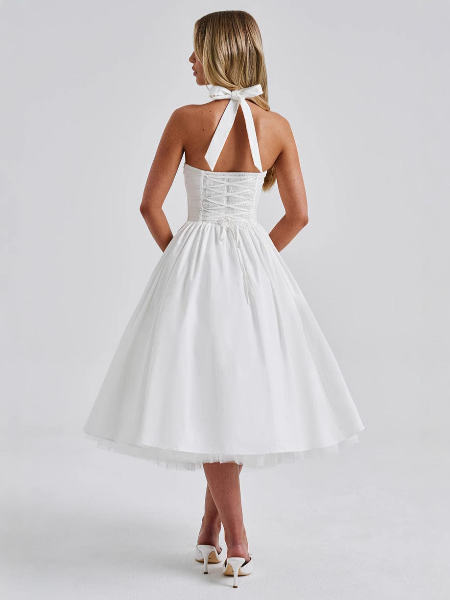 Elegante Neckholderkleid