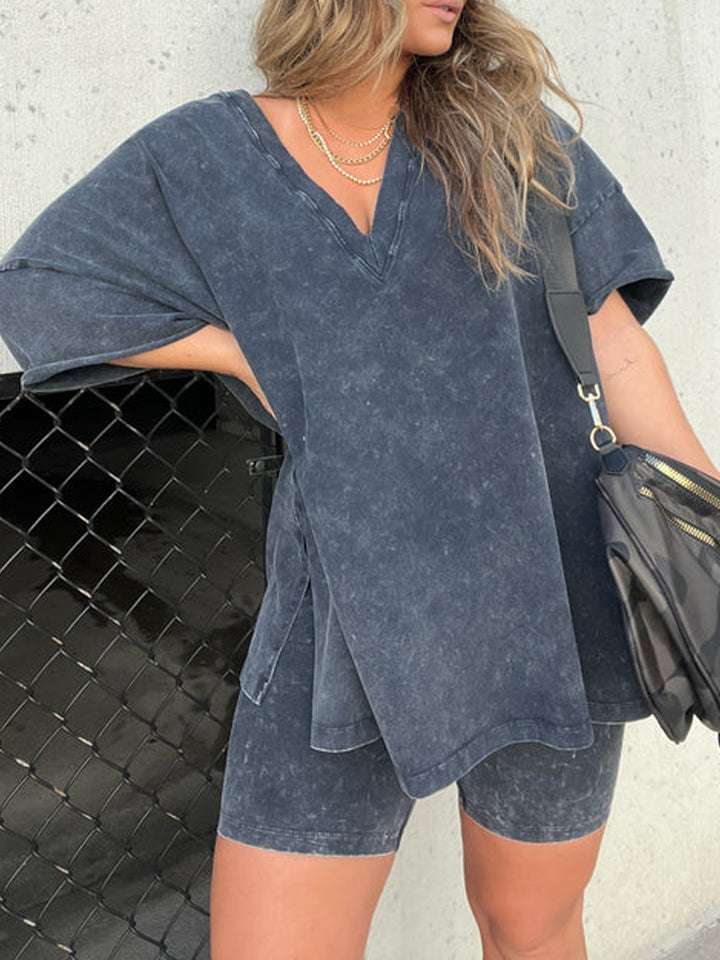 Damen Sommer-Set mit Used-Look