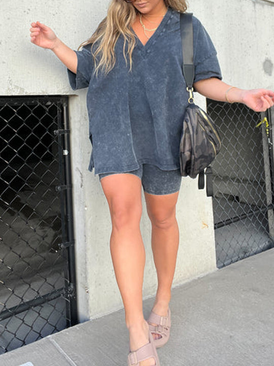 Damen Sommer-Set mit Used-Look