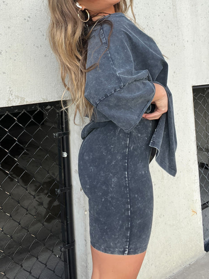 Damen Sommer-Set mit Used-Look