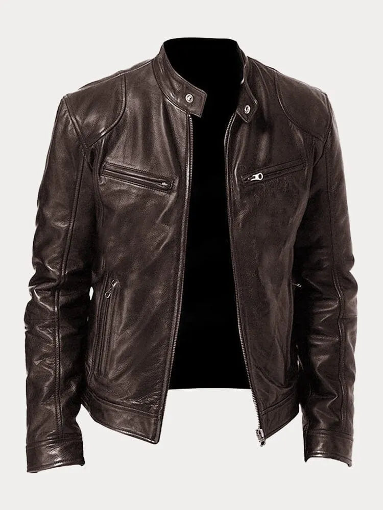 Axel | Klassische Lederjacke