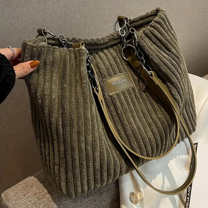 Baumwoll-Cord-Tasche