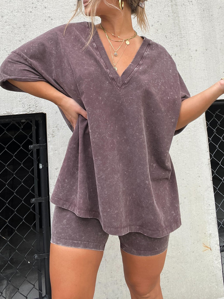 Damen Sommer-Set mit Used-Look