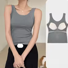 Frauen-Sommertop - Leichtes, ärmelloses Tanktop