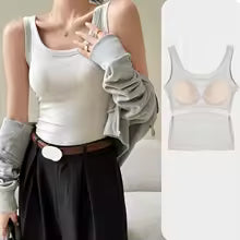 Frauen-Sommertop - Leichtes, ärmelloses Tanktop