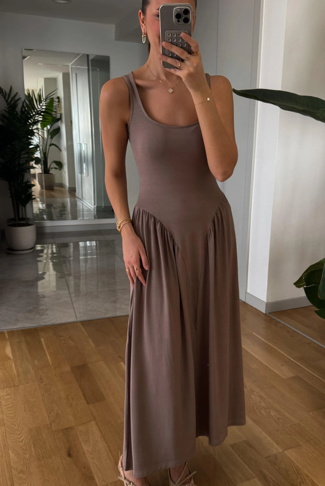 SHARON-Midi-Kleid